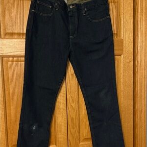 Carhartt Dark Wash Straight Jeans Classic Style 36 x 30